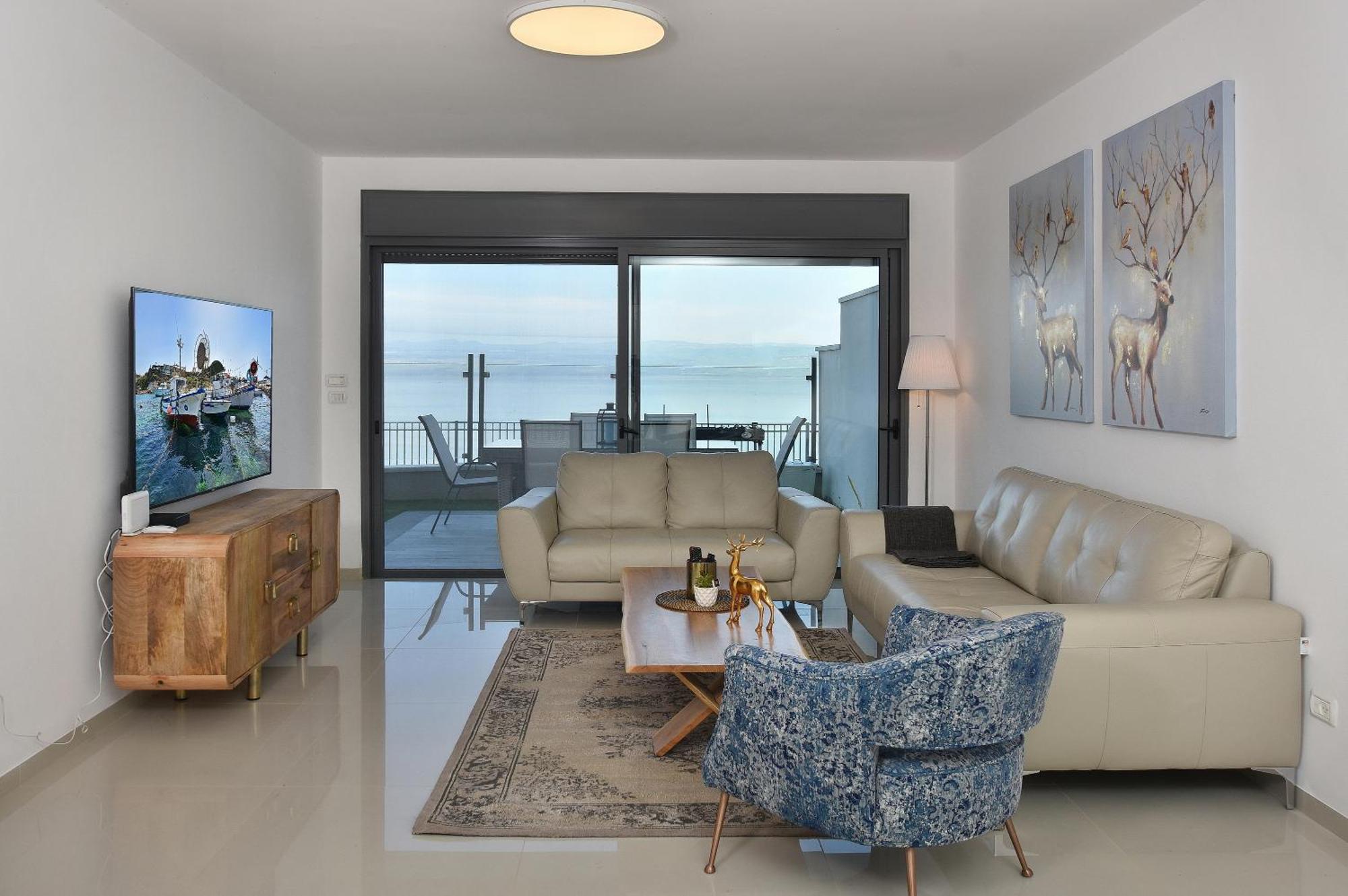 טבריה Ariston Luxury Garden Apartment With A Pool מראה חיצוני תמונה