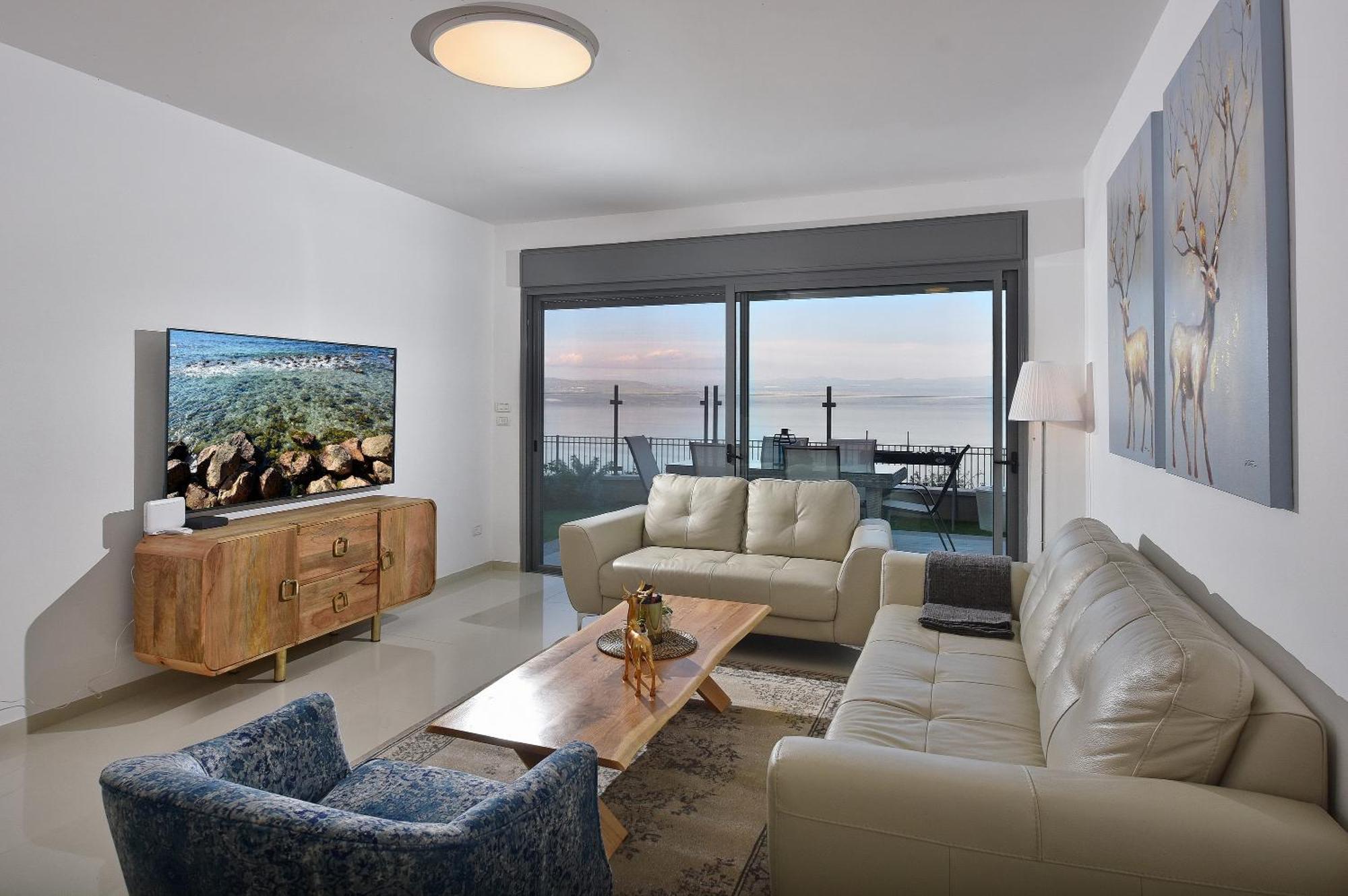 טבריה Ariston Luxury Garden Apartment With A Pool מראה חיצוני תמונה