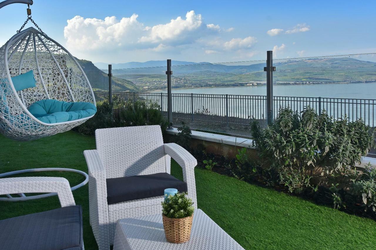 טבריה Ariston Luxury Garden Apartment With A Pool מראה חיצוני תמונה